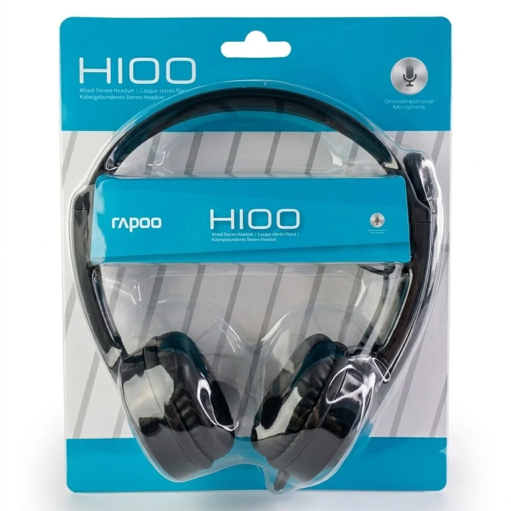Imagem 2 de 5 do produto Headset Rapoo H100 Com Fio
