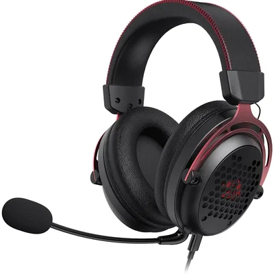 Headset Gaming Com Fio Redragon Diomedes H386 7.1 Surround Black