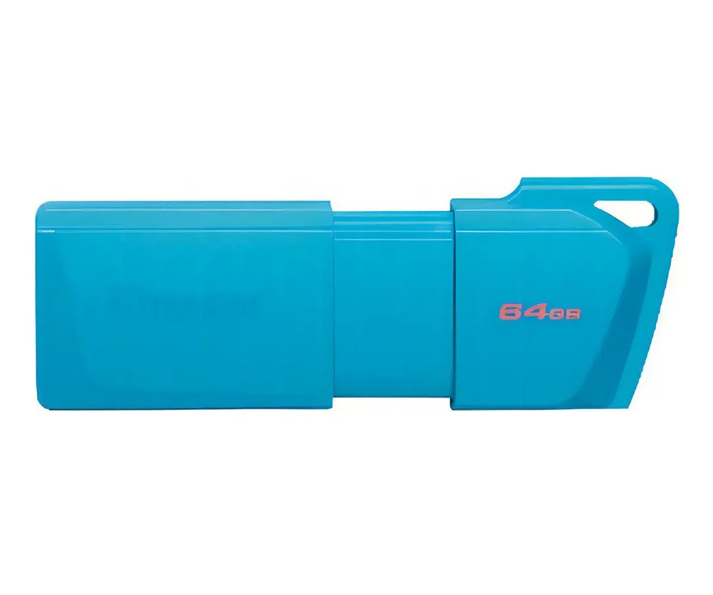 Imagem 4 de 4 do produto Pendrive Kingston Datatraveler Exodia M 64gb Usb 3.2 Gen 1 - Turquesa Kc-u2l64-7lb