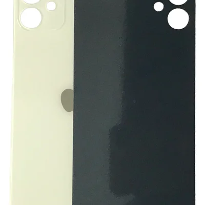 Tampa Traseira Compativel Com Iphone 11 Furo Da Câmera Maior Cor:branco