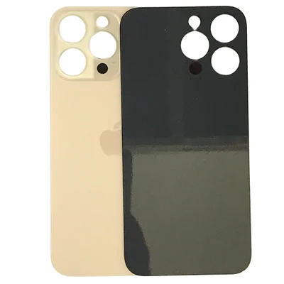 Tampa Traseira Compativel Com Iphone 14 Pro Max Cor:dourado
