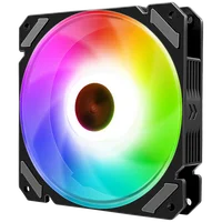 Cooler Fan JOY, Pwm 4 Pinos, ARGB 5v 3 Pinos, 120mm, Preto, Coolmoon CM-JOY-B 2