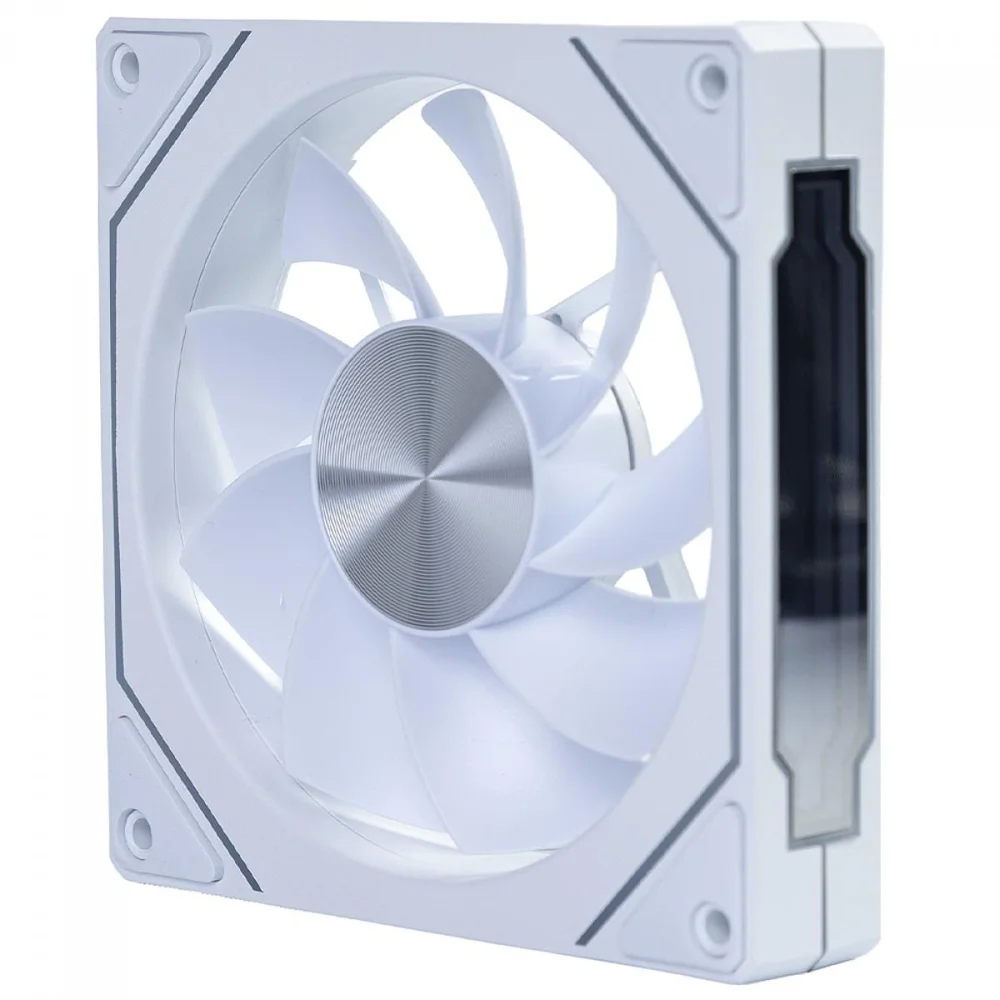 Imagem 2 de 5 do produto Cooler Para Gabinete Round5 Nordwind Reverse White, ARGB, 120mm, Pwm, Branco, R5-nordwind-rv-w-2198
