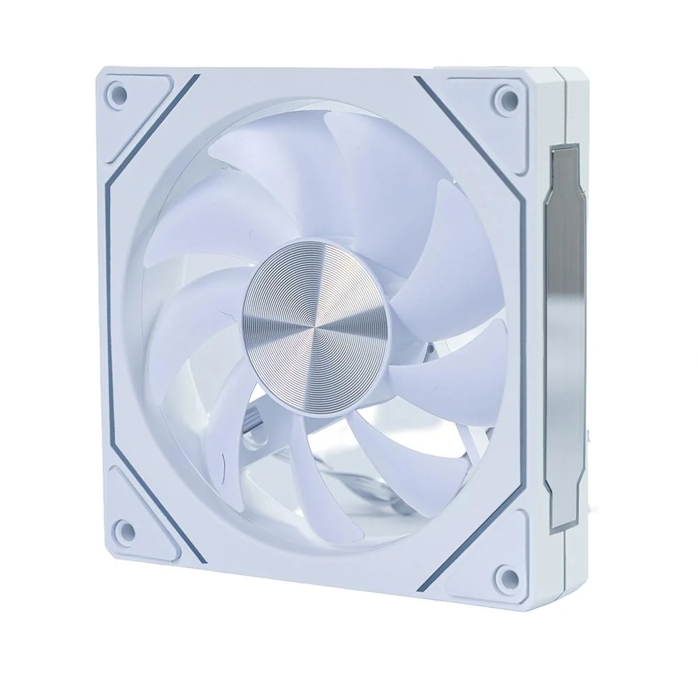 Imagem 3 de 5 do produto Cooler Para Gabinete Round5 Nordwind Reverse White, ARGB, 120mm, Pwm, Branco, R5-nordwind-rv-w-2198