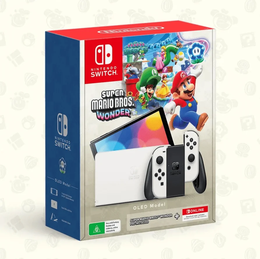 Imagem 4 de 5 do produto Console Nintendo Switch OLED 64gb – Edição Super Mario Bros Wonder