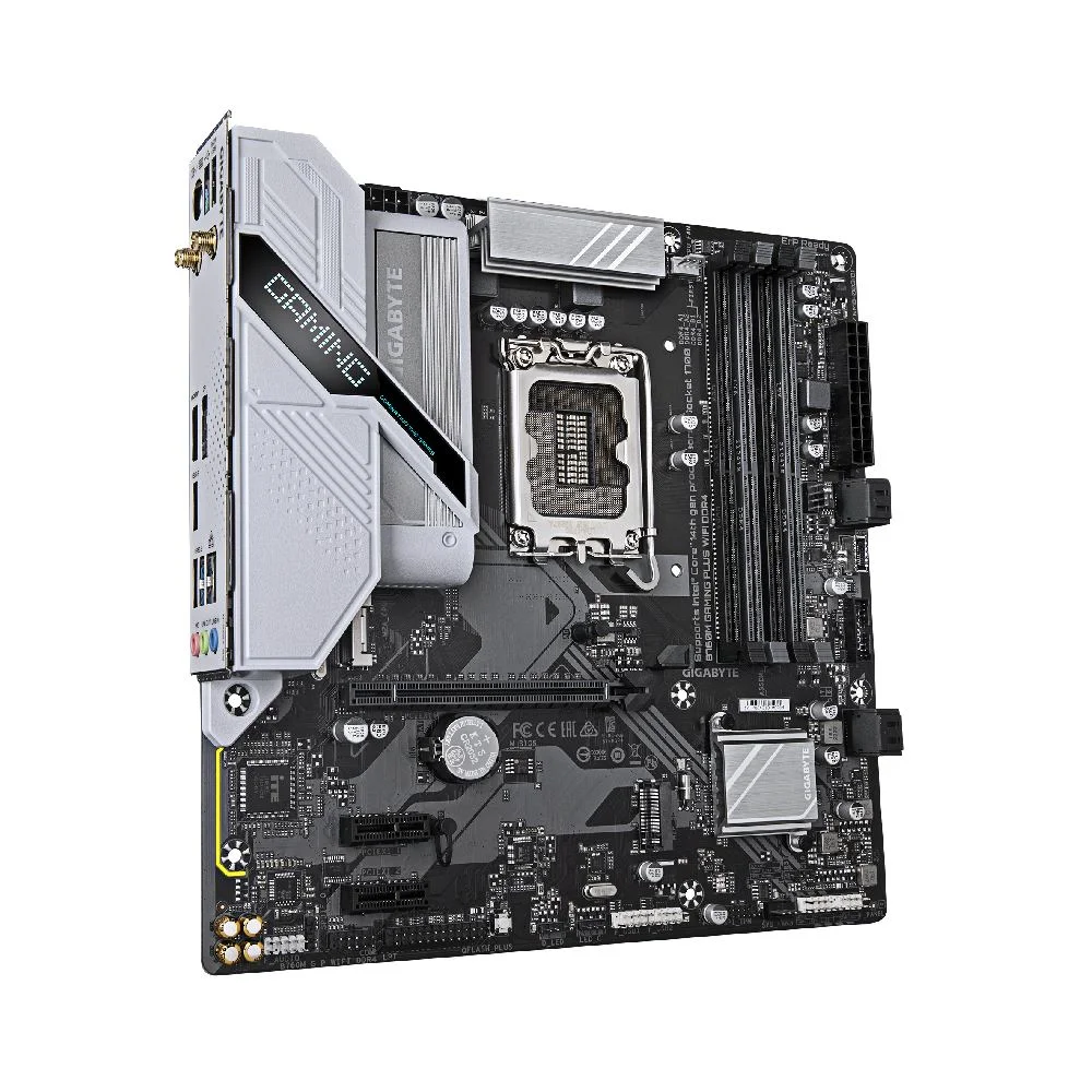 Imagem 3 de 4 do produto Placa Mãe Gigabyte B760m Gaming Plus Wifi Ddr4 LGA  1700 4xDDR4 Chipset B760 Matx
