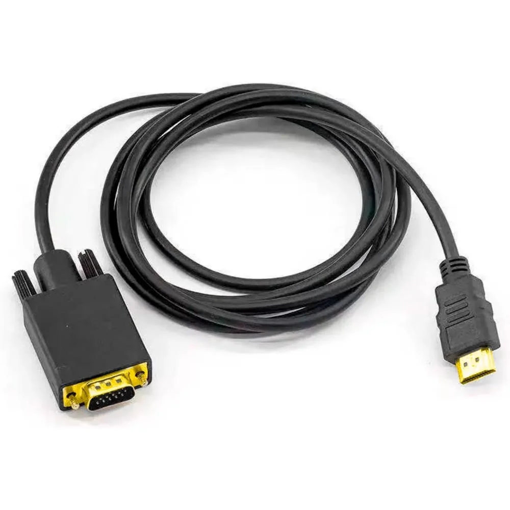 Imagem 3 de 5 do produto Cabo Adaptador E Conversor HDMI Para Vga 1,8 Metros Fy-989