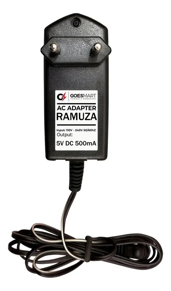 Fonte Carregador Para Balança Ramuza Touch 6v Fonte Carregador Para Balança Ramuza Touch 6v
