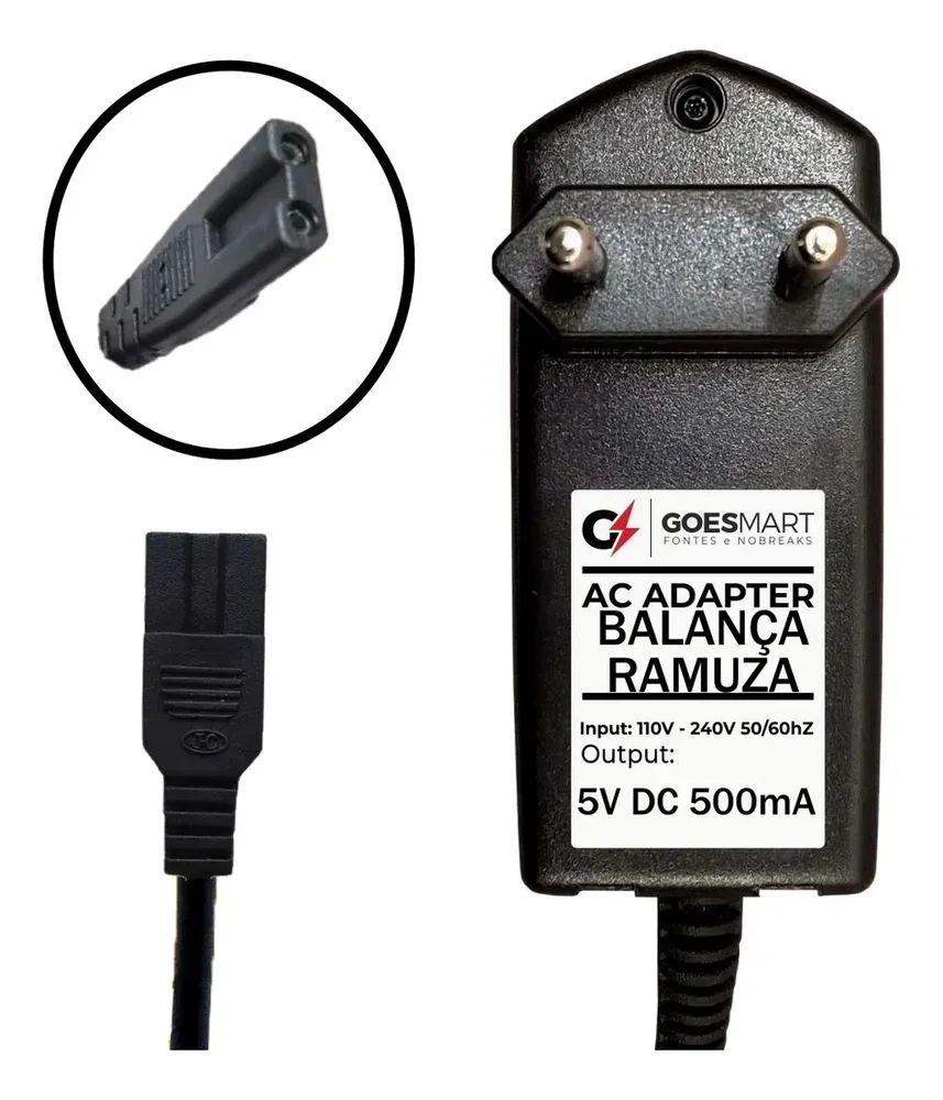 Fonte Carregador Para Balança Ramuza Touch 6v Fonte Carregador Para Balança Ramuza Touch 6v
