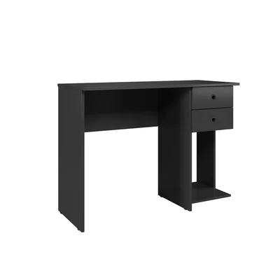 Escrivaninha Gamer Com 2 Gavetas E Espaço Para Gabinete Cor Preto