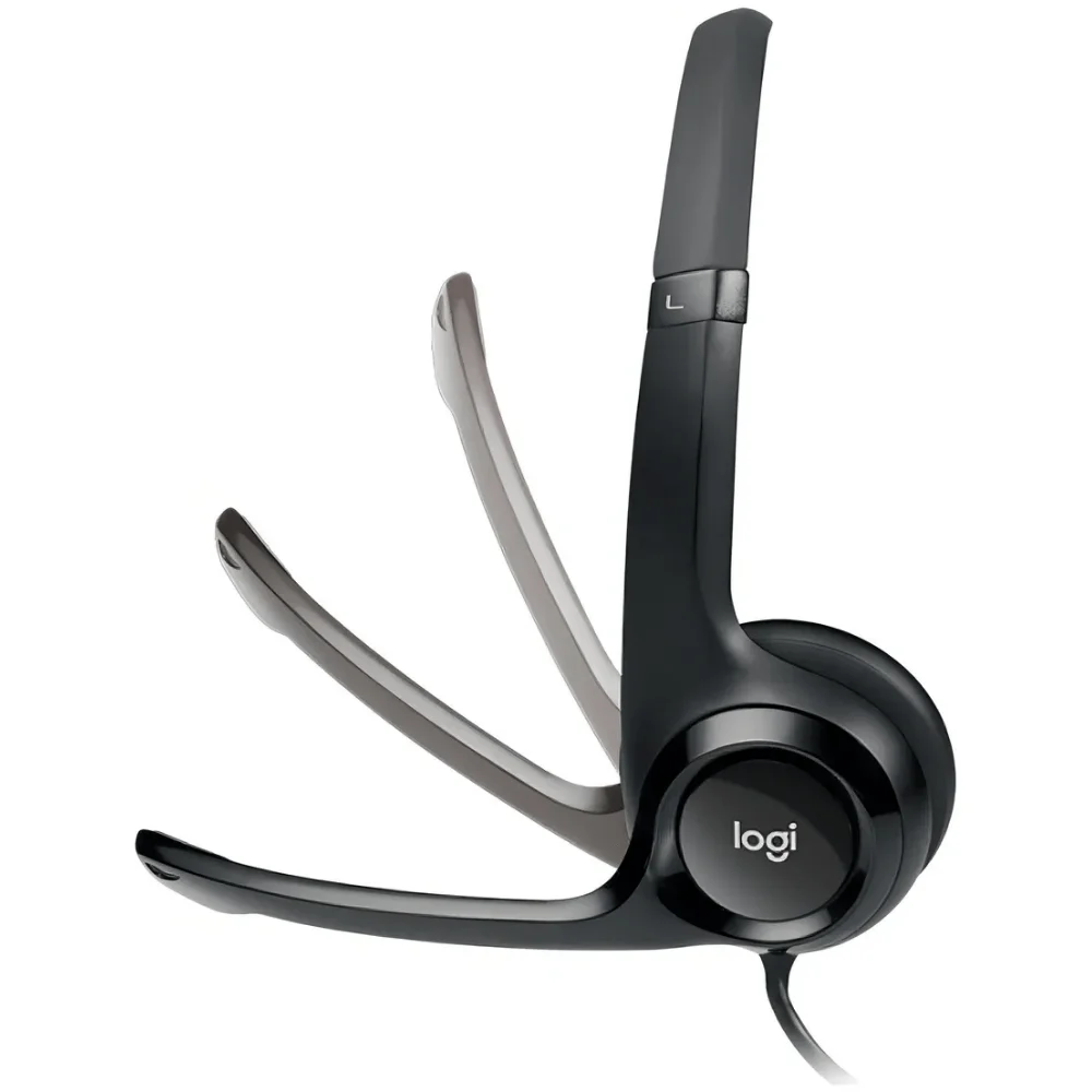 Imagem 2 de 4 do produto Headset Gamer Usb Logitech Preto H390 Com Microfone Flexível