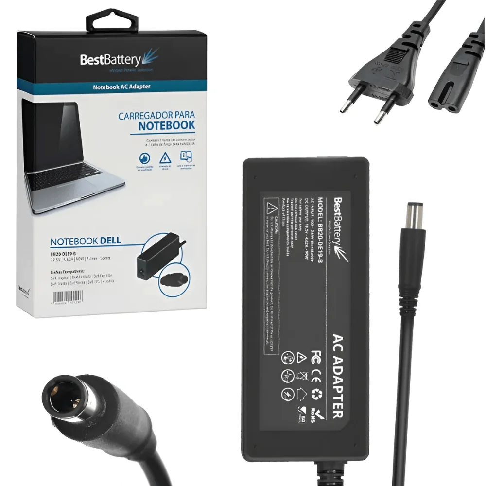 Fonte Compatível Dell Series 19.5v 90w 7.4x5.0mm Bb20-de19-b