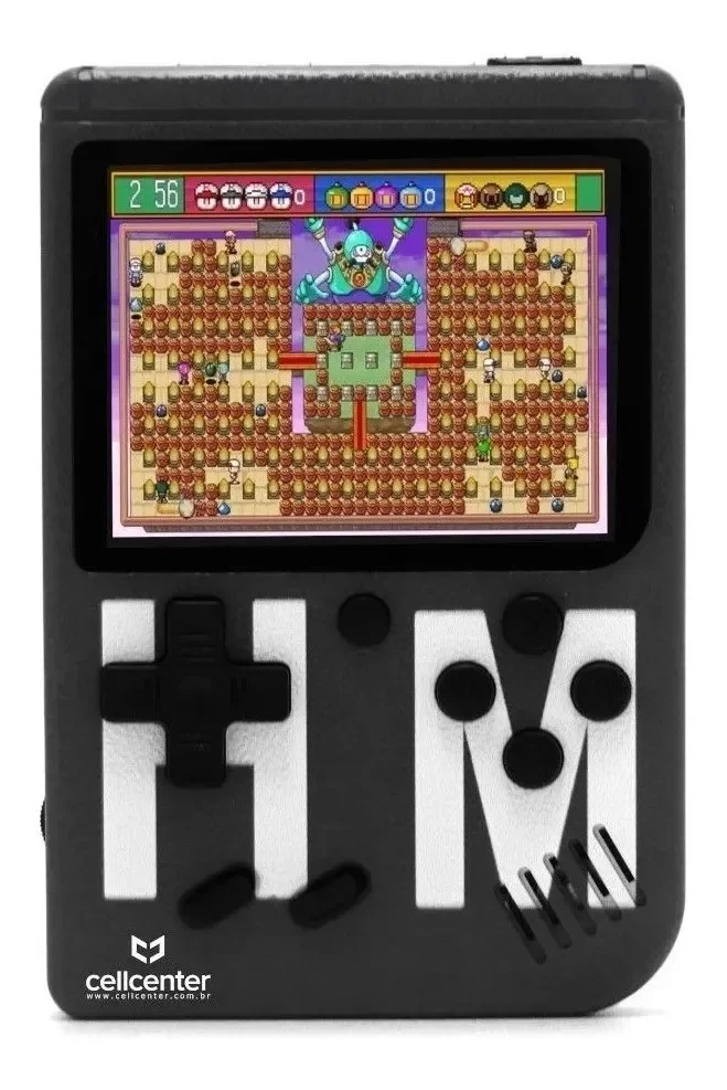Mini Game Portátil Game Retro Yxj-01 90 Mb 2021 H'maston Preto