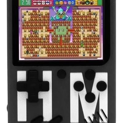 Mini Game Portátil Game Retro Yxj-01 90 Mb 2021 H'maston Preto
