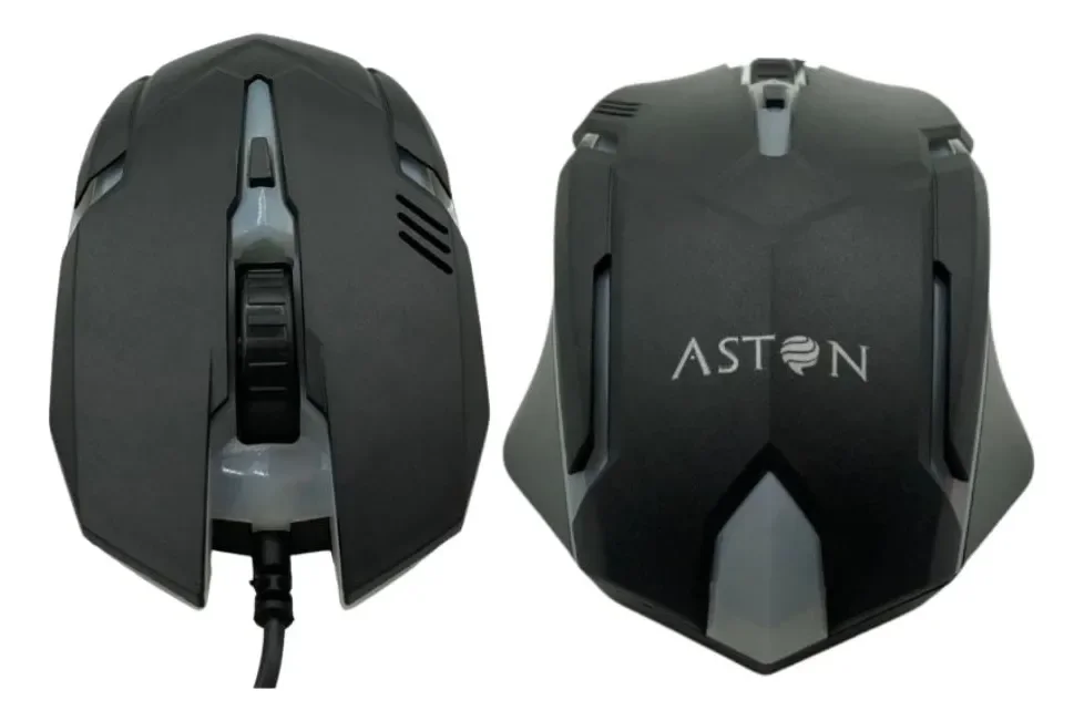Imagem 4 de 4 do produto Mouse Óptico Com Fio Usb 1600 Dpi Ab-29 Aston Preto