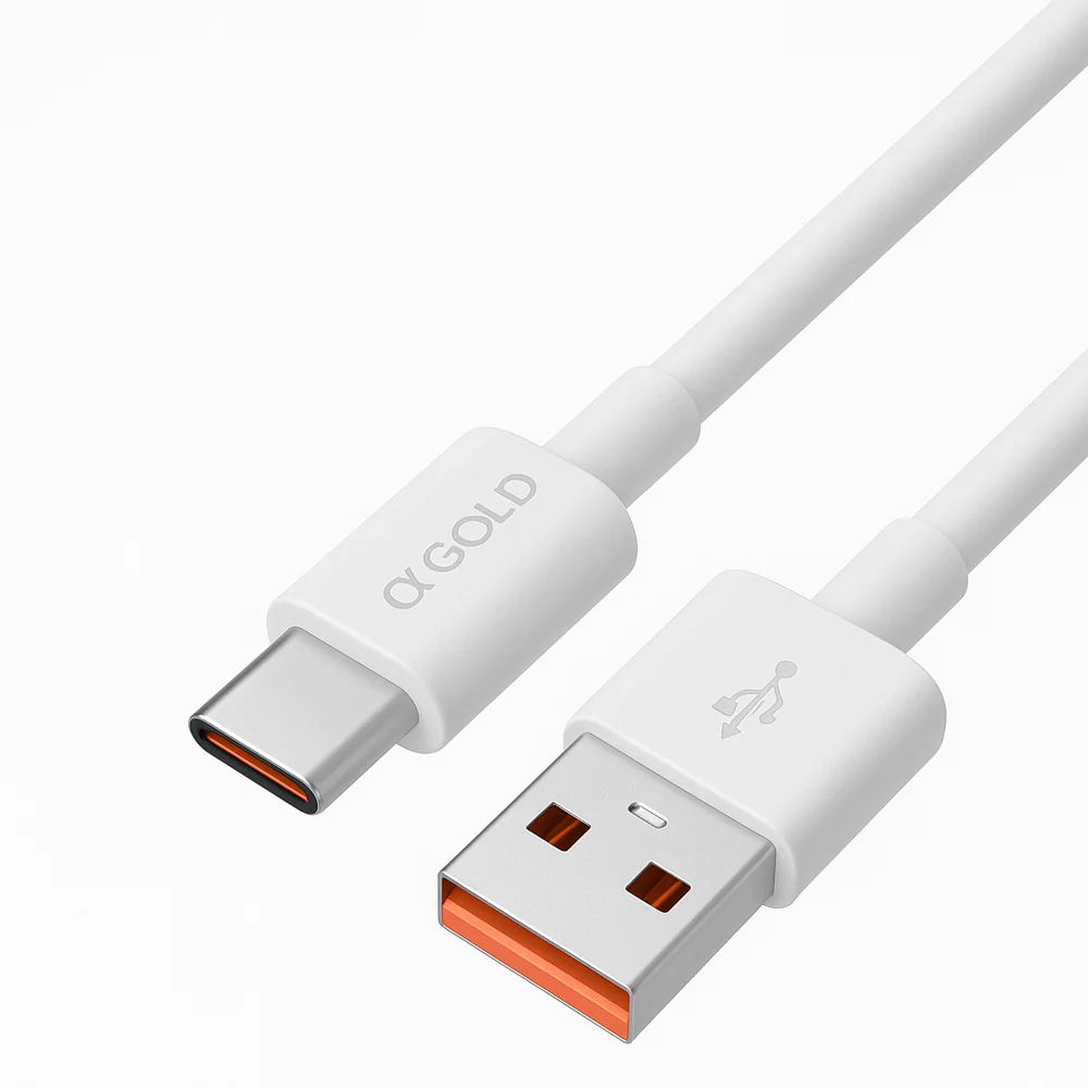 Imagem 5 de 5 do produto Cabo Usbc Branco Type C Turbo 1 Metro Para Smartphone Tablet