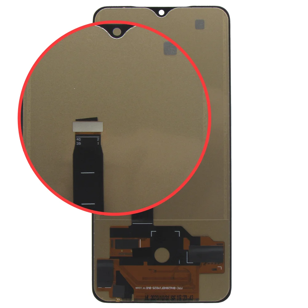 Imagem 5 de 5 do produto Frontal Tela Completa Incell Compatível Com Xiaomi Mi 9 Cor:preto