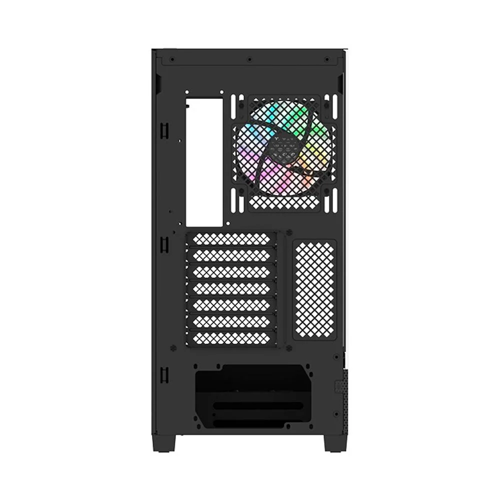 Imagem 4 de 5 do produto Gabinete Gamer Thermaltake View 290 Tg Mid Tower Curved Glass Com 3 Fan ARGB Preto