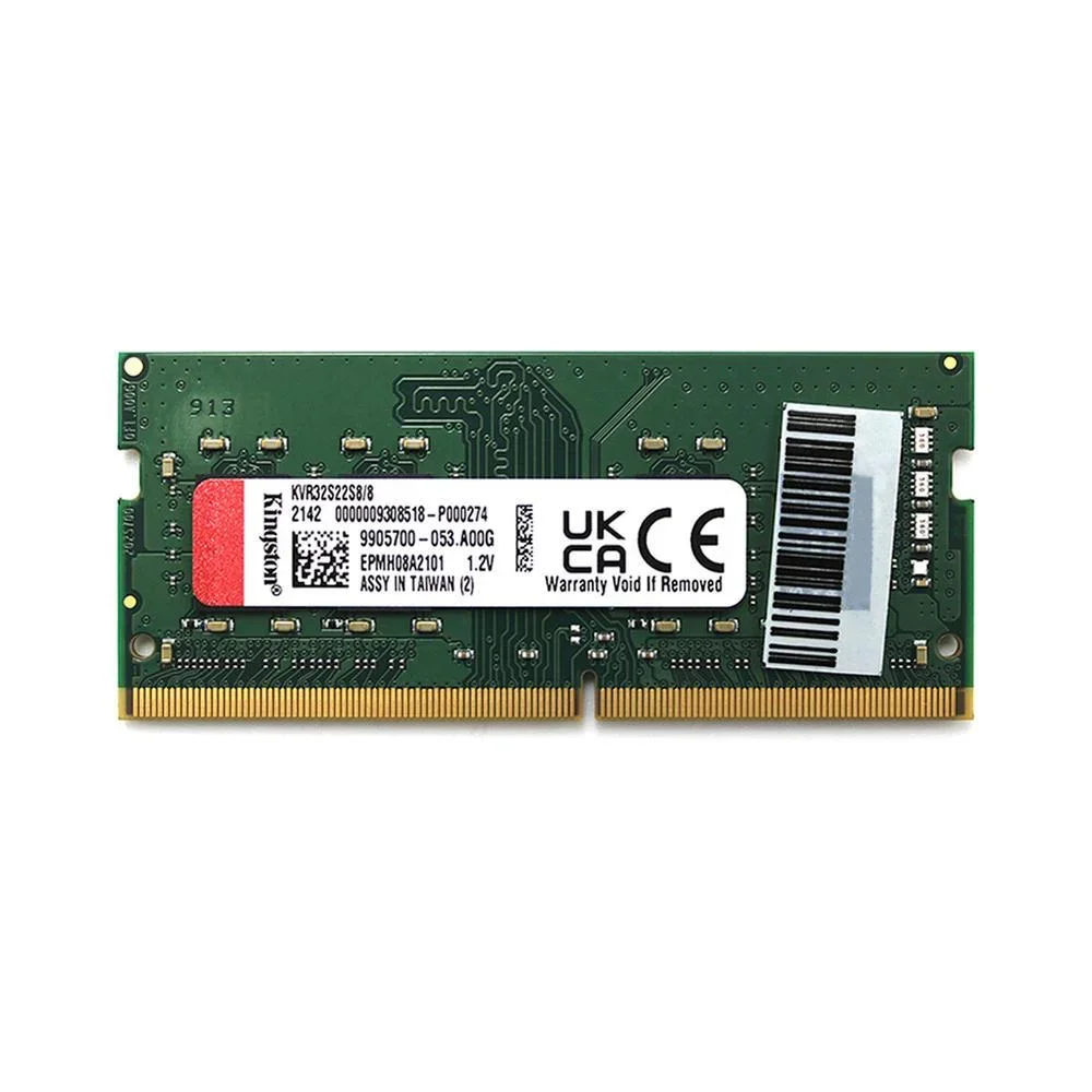 Memória Kingston, 8GB, 3200mhz, Ddr4, Cl22, Para Notebook - Kvr32s22s8/8 Memória Kingston, 8GB, 3200mhz, Ddr4, Cl22, Para Notebook - Kvr32s22s8/8