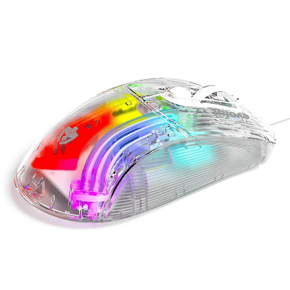 Mouse Gamer Evolut Lumini Transparente RGB Eg-114 Usb Mouse Gamer Evolut Lumini Transparente RGB Eg-114 Usb
