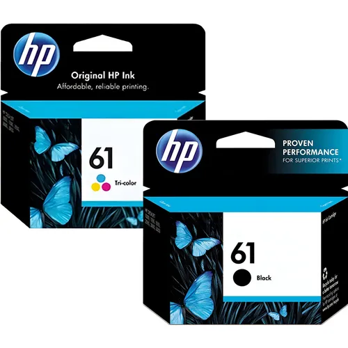 Cartucho De Tinta Hp 61 Kit 2 Cores Ch561wn Preto E Ch562wn Color | Deskjet 1000 1050 1055