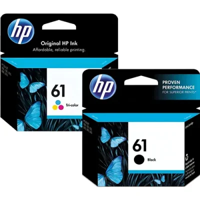 Cartucho De Tinta Hp 61 Kit 2 Cores Ch561wn Preto E Ch562wn Color | Deskjet 1000 1050 1055
