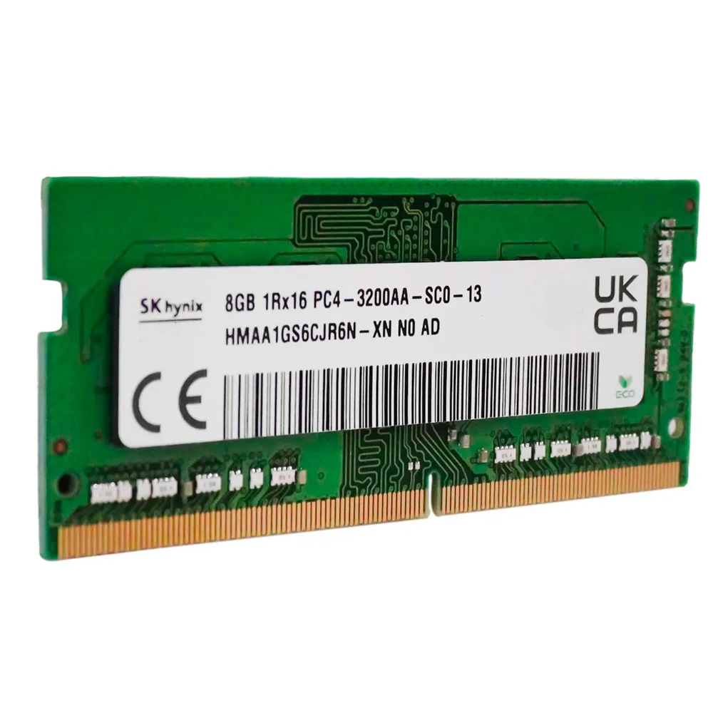 SK hynix 16GB(8GB×2枚)DDR4 3200MHz メモリ MCPNAND SK Hynix HMA82GS6CJR8N-XN 16GB DDR4 3200 16GB 2Rx8 PC4