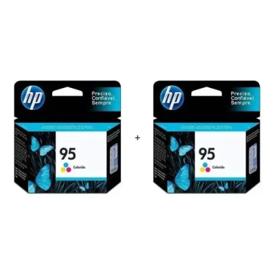 Cartucho De Tinta Hp 95 kit 2 C8766wb Color | Deskjet 5740 6520 7210