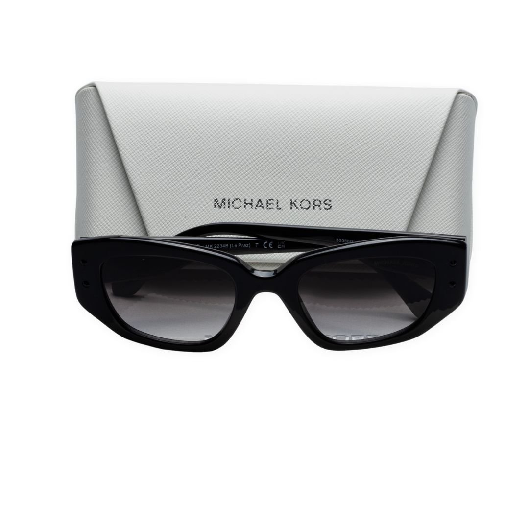 Michael Kors Mk 2234b Le Praz Black Dark Grey Gradient 50-21-140 30058g -