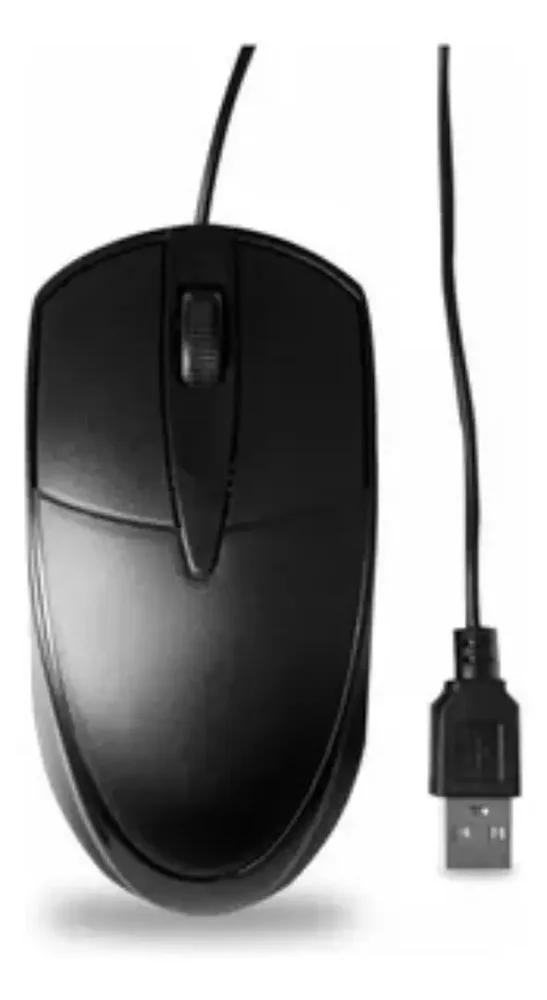 Imagem 3 de 3 do produto Mouse Kmex 1000dpi Usb Preto Mo-e333