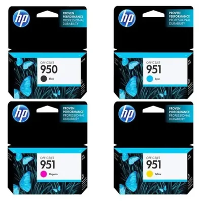 Cartucho De Tinta Hp 950 E Hp 951 Kit 3 Cores Magenta, Ciano, | 8610 8620 8100 8600 Plus 8630