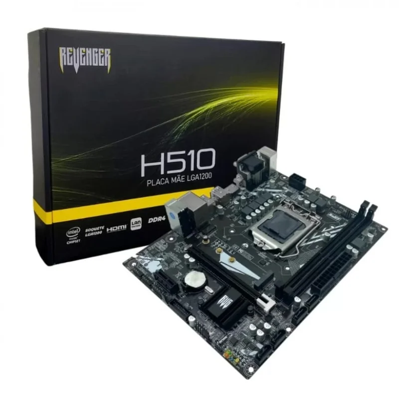 Placa Mae Sk1200 Ddr4 H510 Revenger