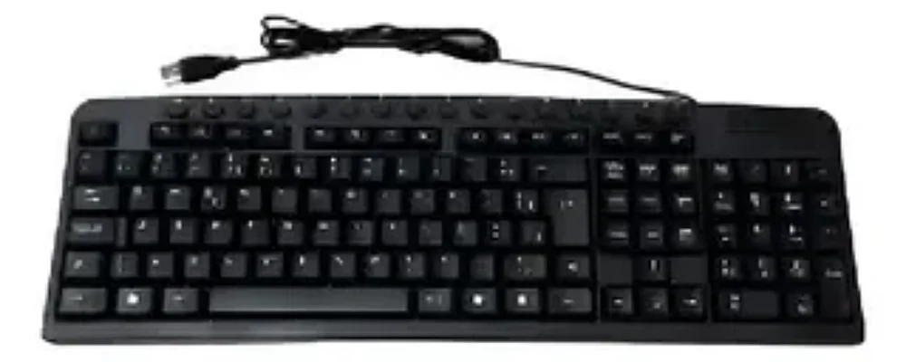 Imagem 3 de 4 do produto Teclado Kmex KM2928 USB Multimídia Preto ABNT2 Plug and Play