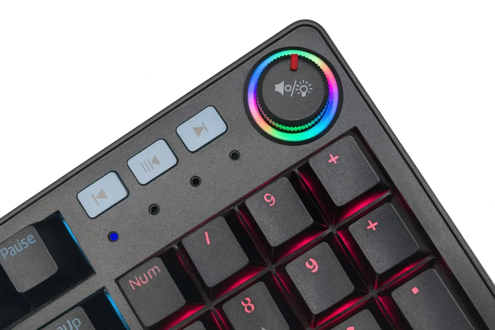 Imagem 2 de 3 do produto Teclado Mecânico Preto RGB - Delta Tm1111