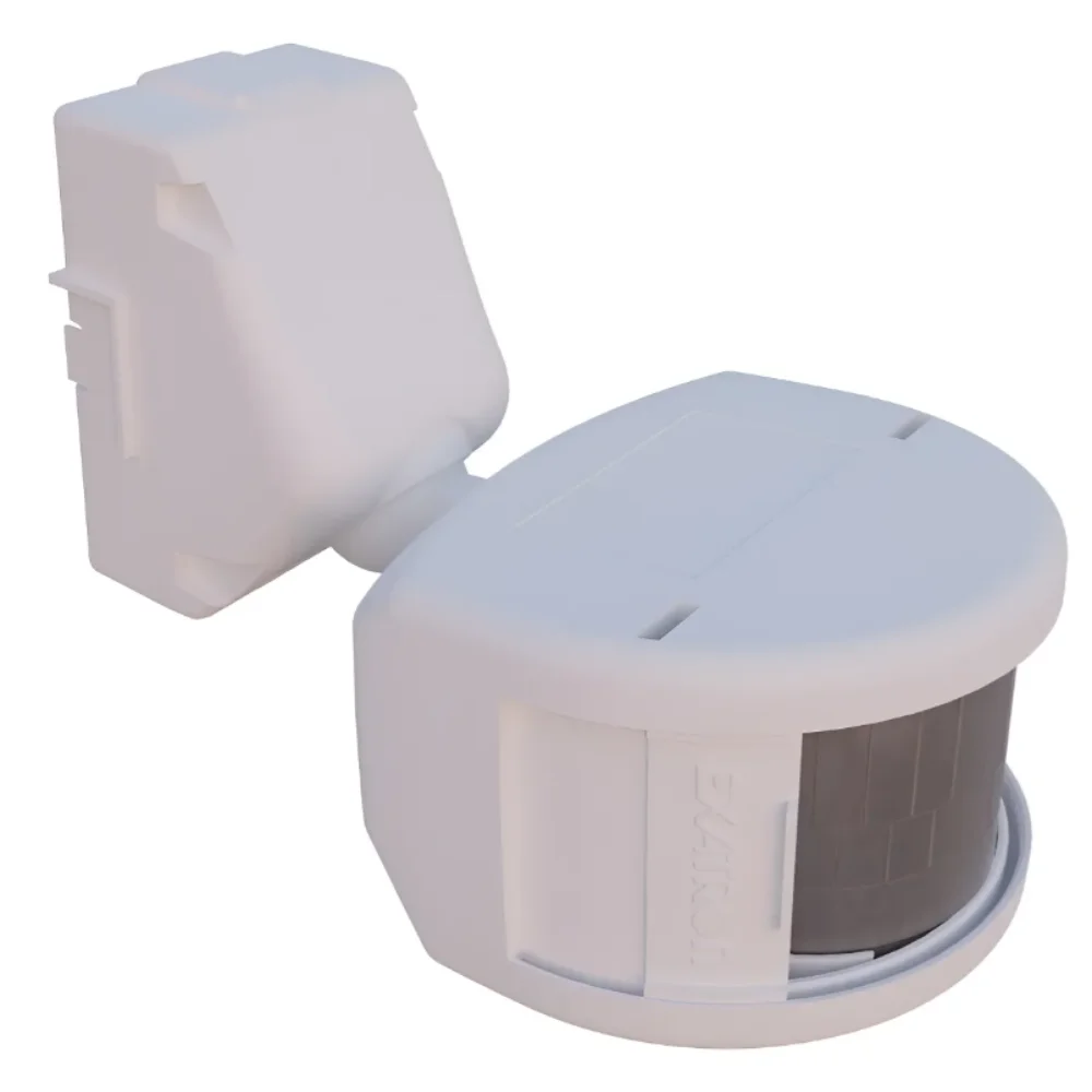 Imagem 2 de 2 do produto Sensor De Presença Frontal Externo Branco (180°) Exatron