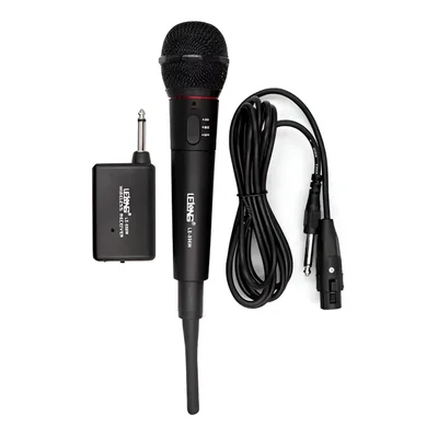 Microfone Sem Fio Wireless Com Receptor Karaokê Reunião
