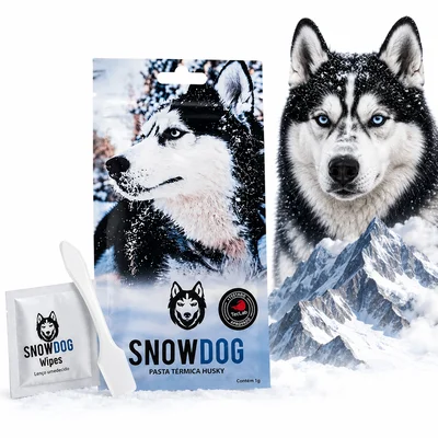 Pasta Térmica Snowdog Husky 1g 12.8w/mk + Sache de limpeza externa