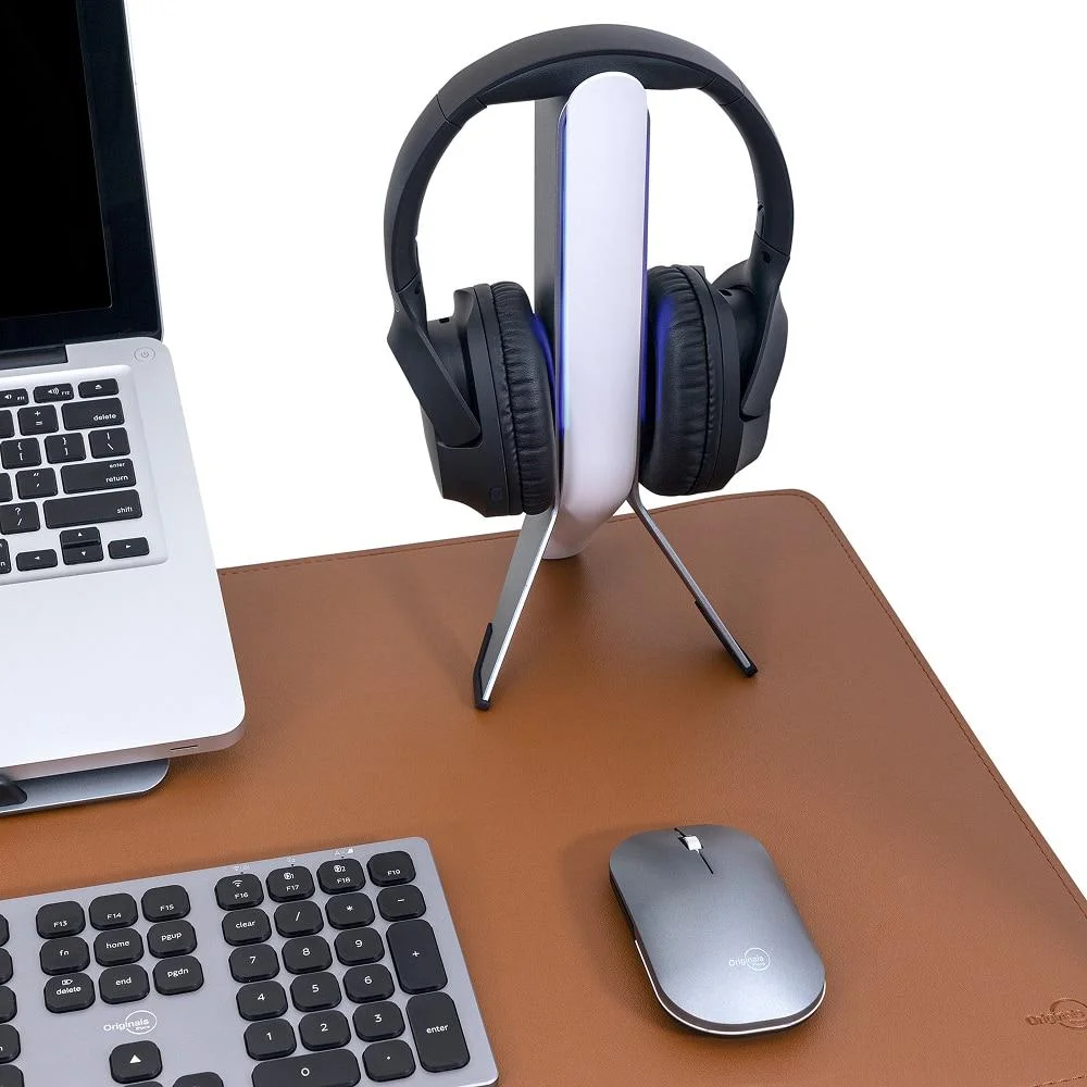 Imagem 2 de 5 do produto Suporte Para Headset Gamer X100 Pro,   Iplace, Cinza