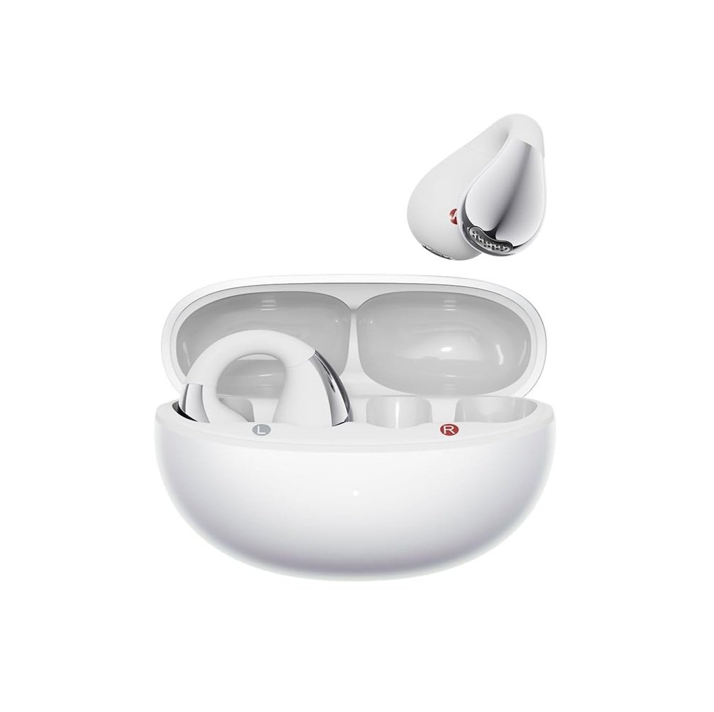 Fone De Ouvido Qcy Crossky C30s Conexão Dupla Bluetooth 6.0, 40h Leve E Confortavel P/ Corrida Prata