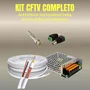 Kit 5 Câmeras Full Color C/áudio Dvr Intelbras 8ch 1TB Purple
