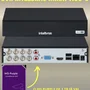 Kit 5 Câmeras Full Color C/áudio Dvr Intelbras 8ch 1TB Purple