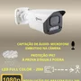 Kit 5 Câmeras Full Color C/áudio Dvr Intelbras 8ch 1TB Purple