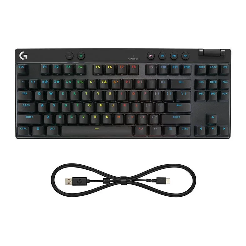 Imagem 5 de 5 do produto Teclado Gamer Logitech Pro Xl Tkl Rapid, RGB, Switch Magnetico-analogico, Preto, 920-013131