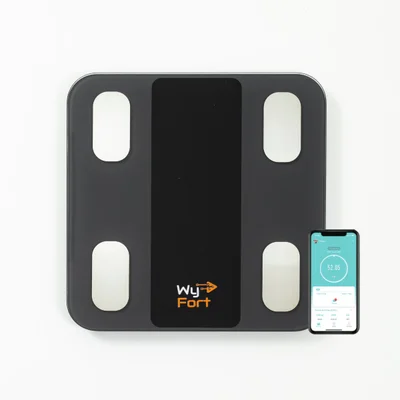 Balança Digital Corporal Bioimpedância Smart App Wyfort Electronics WF01