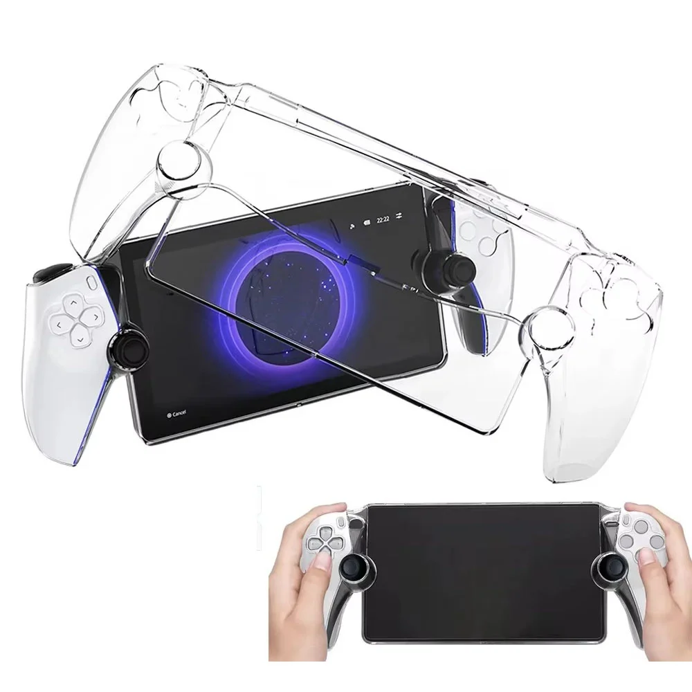 Imagem 4 de 5 do produto Case Ps5 Portal Preto + Película De Vidro + Capa Acrílico