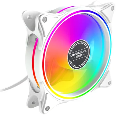 Cooler Fan Gabinete 120mm Branco LED RGB Cl-150b