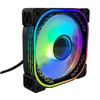 Cooler Fan Gabinete 120mm Preto LED RGB Cl-160p
