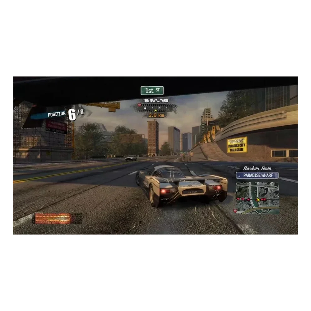 Imagem 2 de 3 do produto Jogo Burnout Paradise Ps3 Greatest Hits Capa Vermelha Novo
