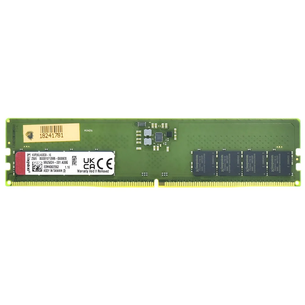Memoria Desktop Ddr5 16gb Kingston 5600mhz Kvr56u