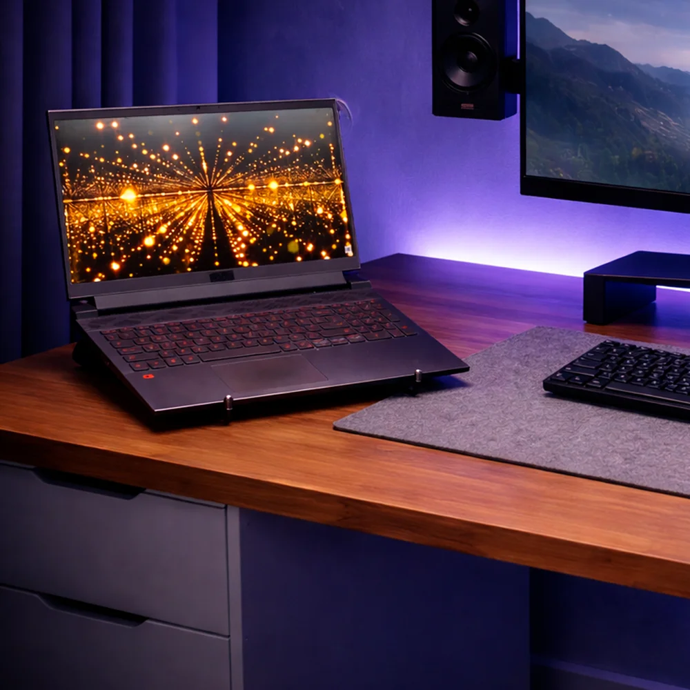 Imagem 2 de 5 do produto Suporte Notebook Elite Ergonômico Gamer Preto Fosco 0754